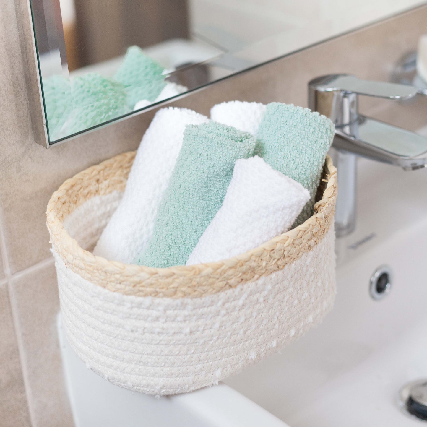 Set of 3 | Rope Woven Storage Baskets