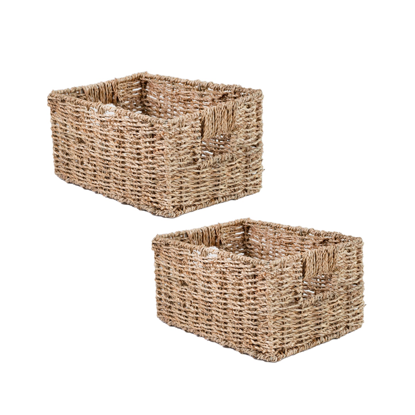 2 Pack | Natural Seagrass Basket