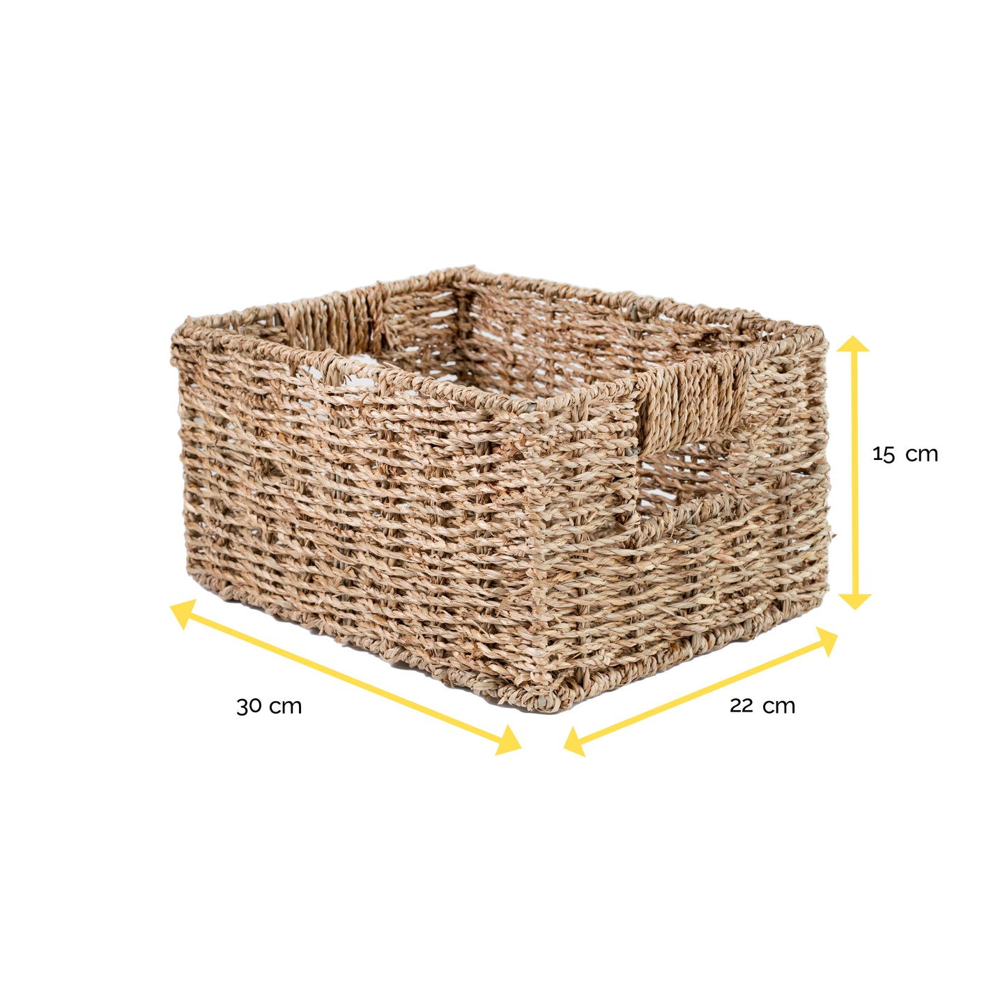 2 Pack | Natural Seagrass Basket