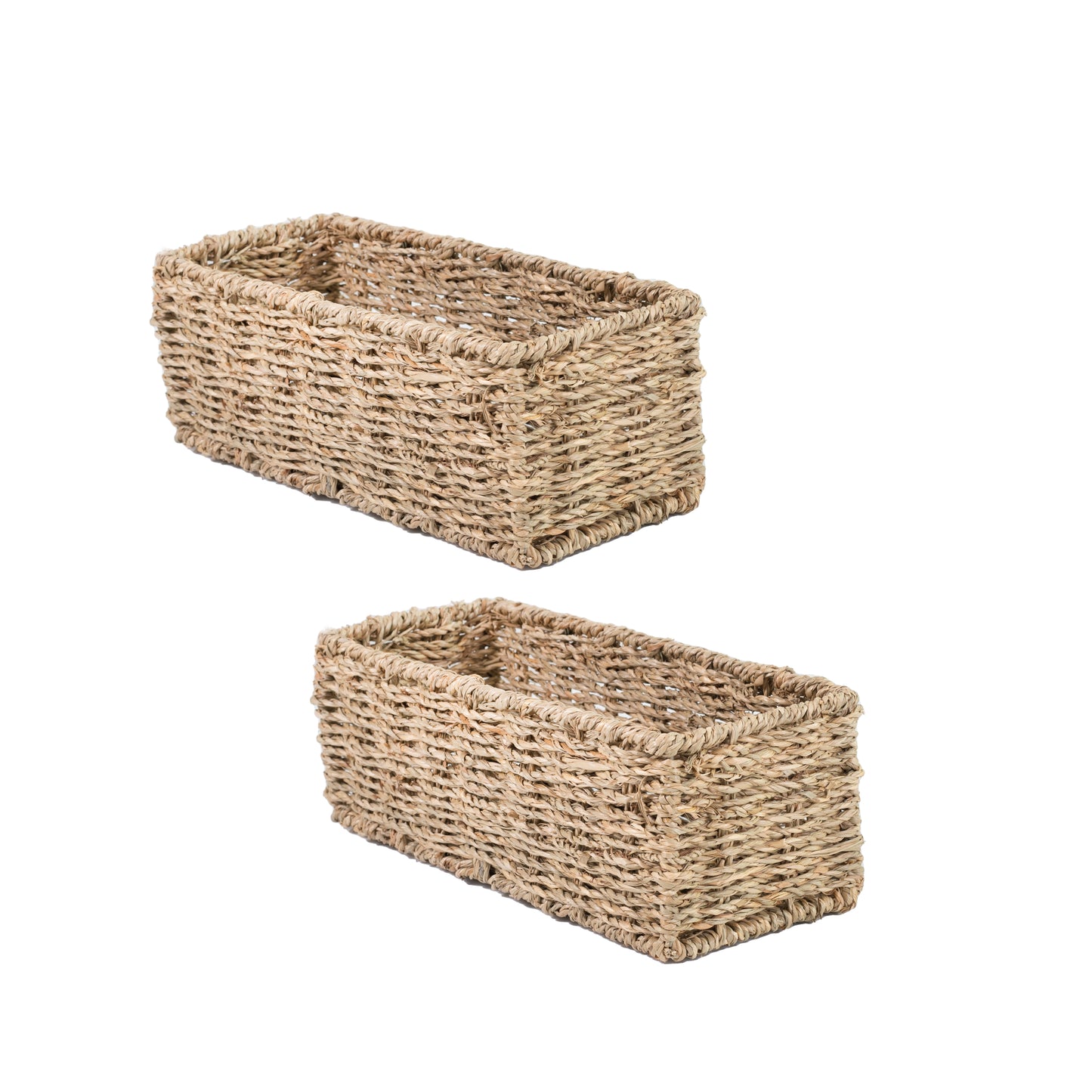 2 Pack | Natural Seagrass Basket