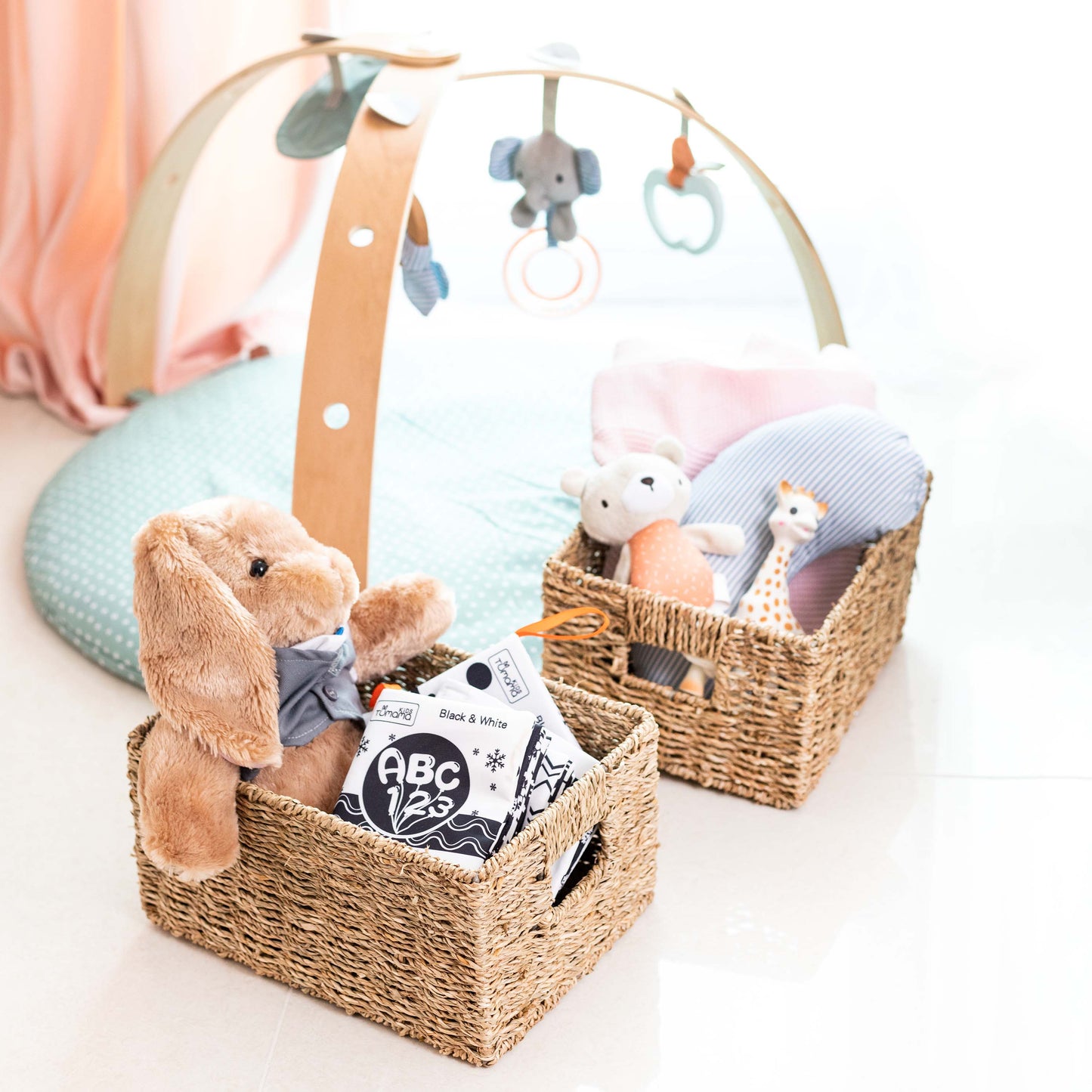 2 Pack | Natural Seagrass Basket