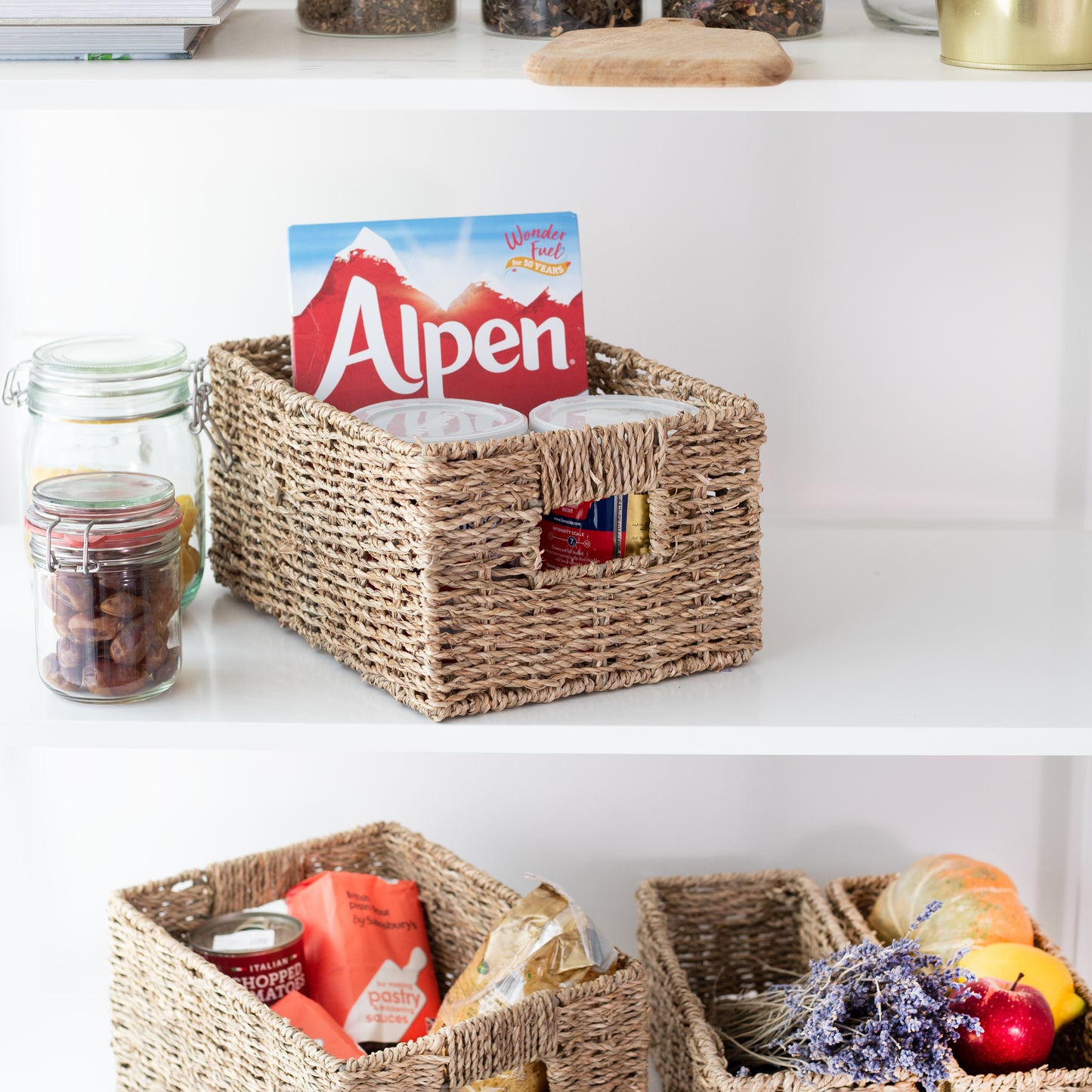 2 Pack | Natural Seagrass Basket