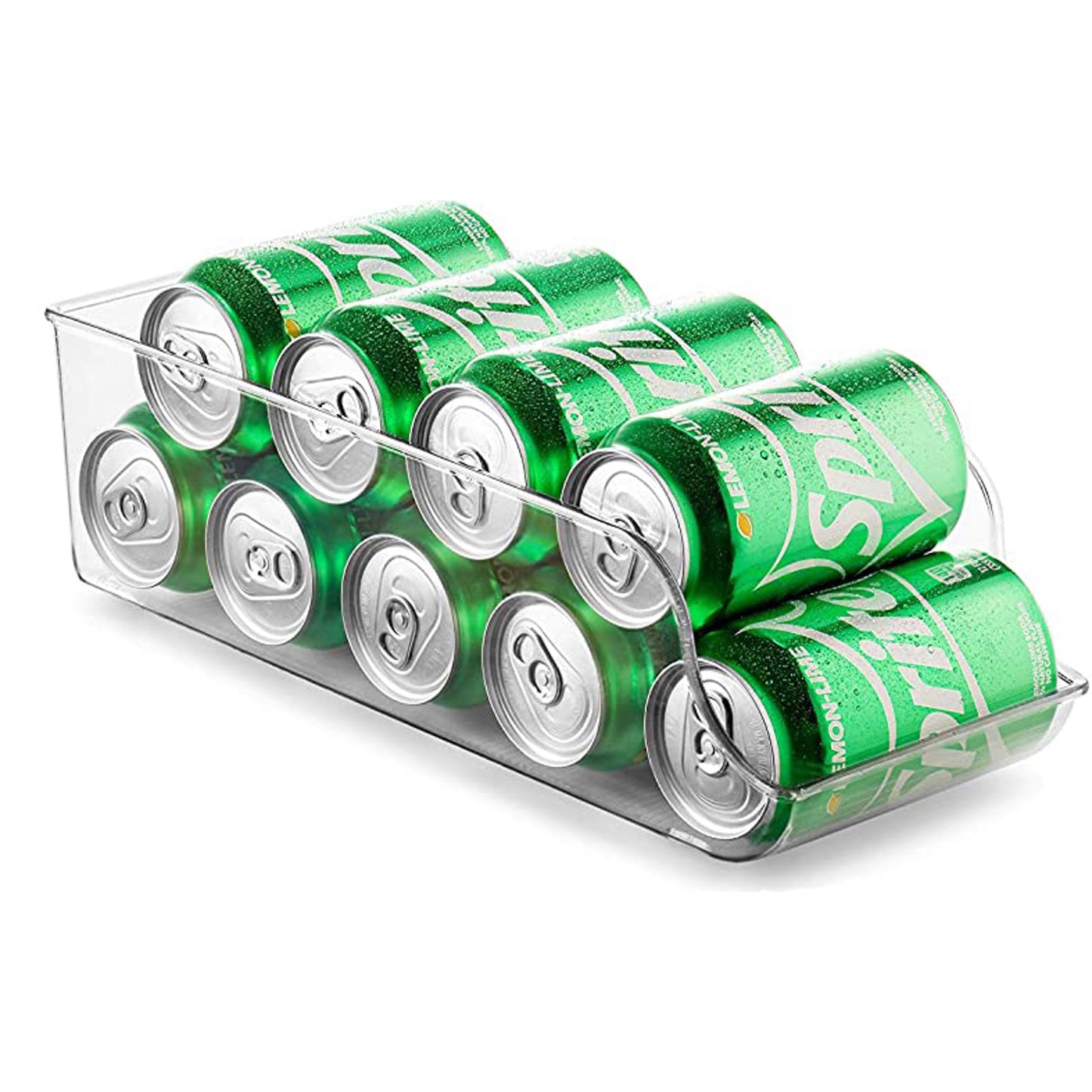 Drink can holder fridge organizer