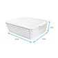 4 Pack | White Plastic Basket