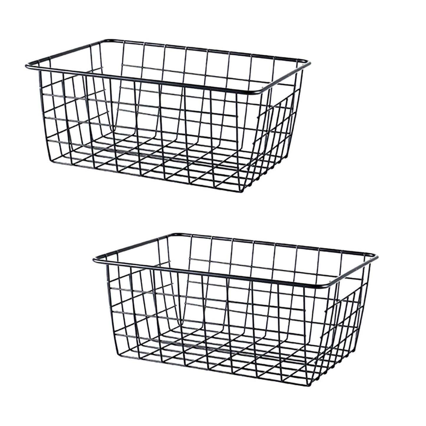 2 Pack | Black Wire Basket