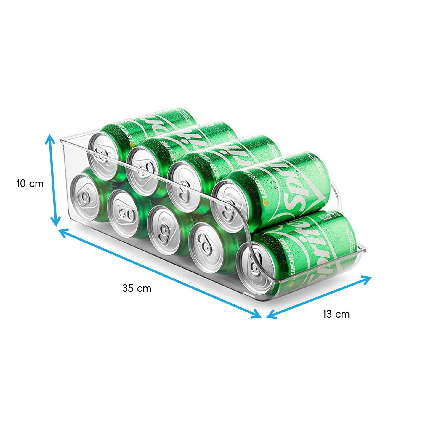 Drink can holder fridge organizer