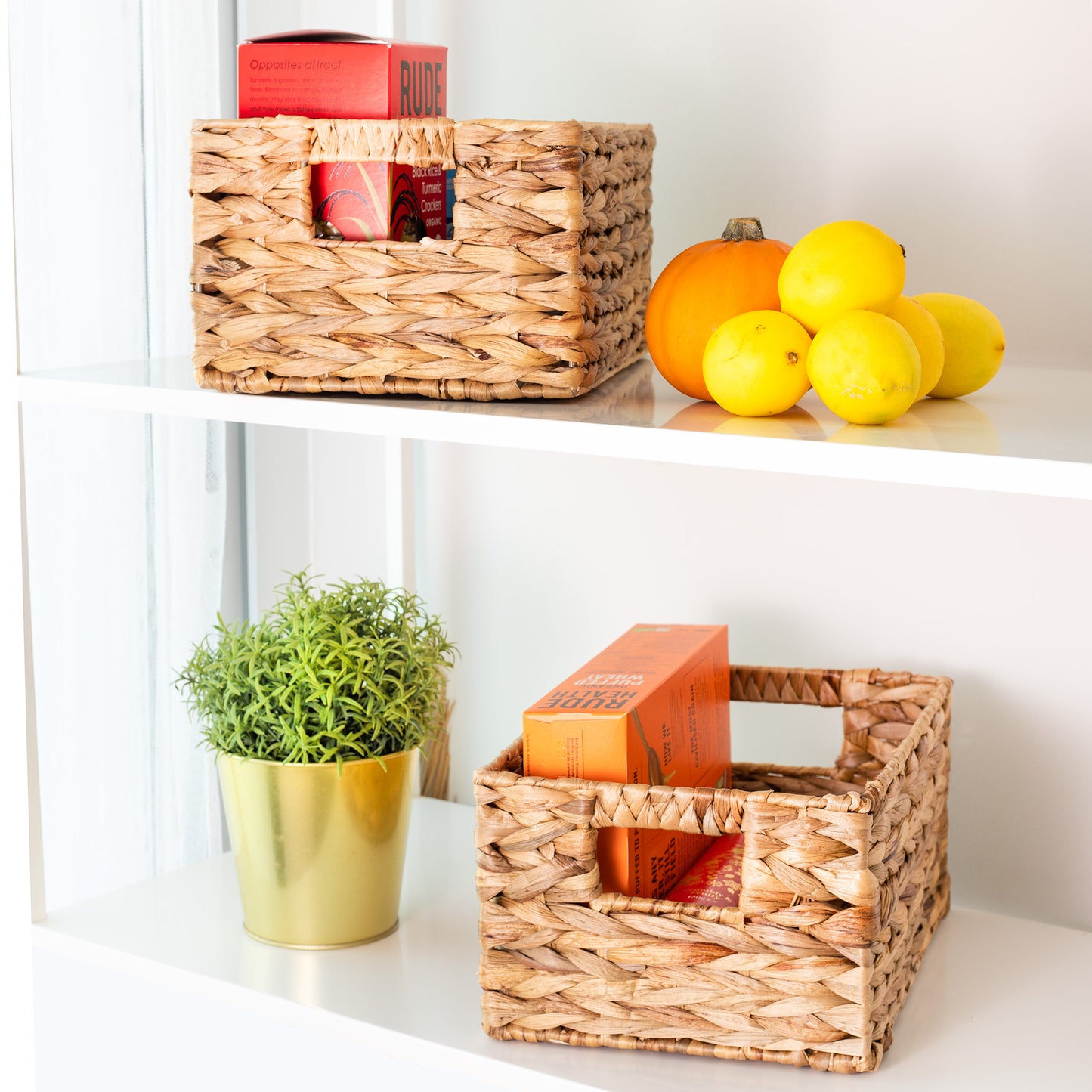 2 Pack | Natural Hyacinth Basket