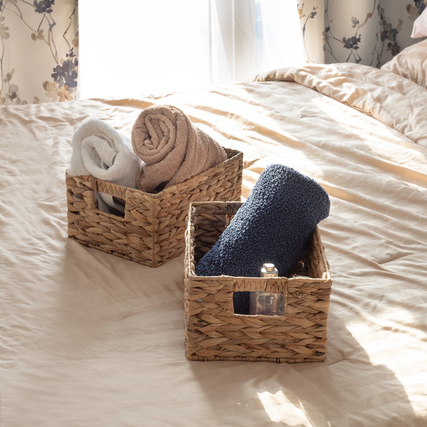 2 Pack | Natural Hyacinth Basket