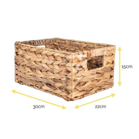 2 Pack | Natural Hyacinth Basket